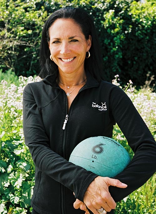 Michele Vaughan, creator of Beyond Fitness, providing fun, effective group and personal fitness