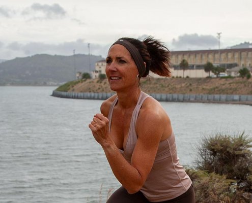 Michele Vaughan, creator of Beyond Fitness, providing fun, effective group and personal fitness